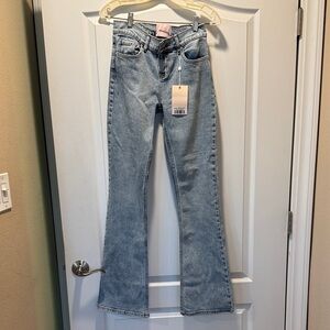 Revice Low Down ‘Something Special’ Jeans Size 28 NWT Light Wash Y2K Low Rise
